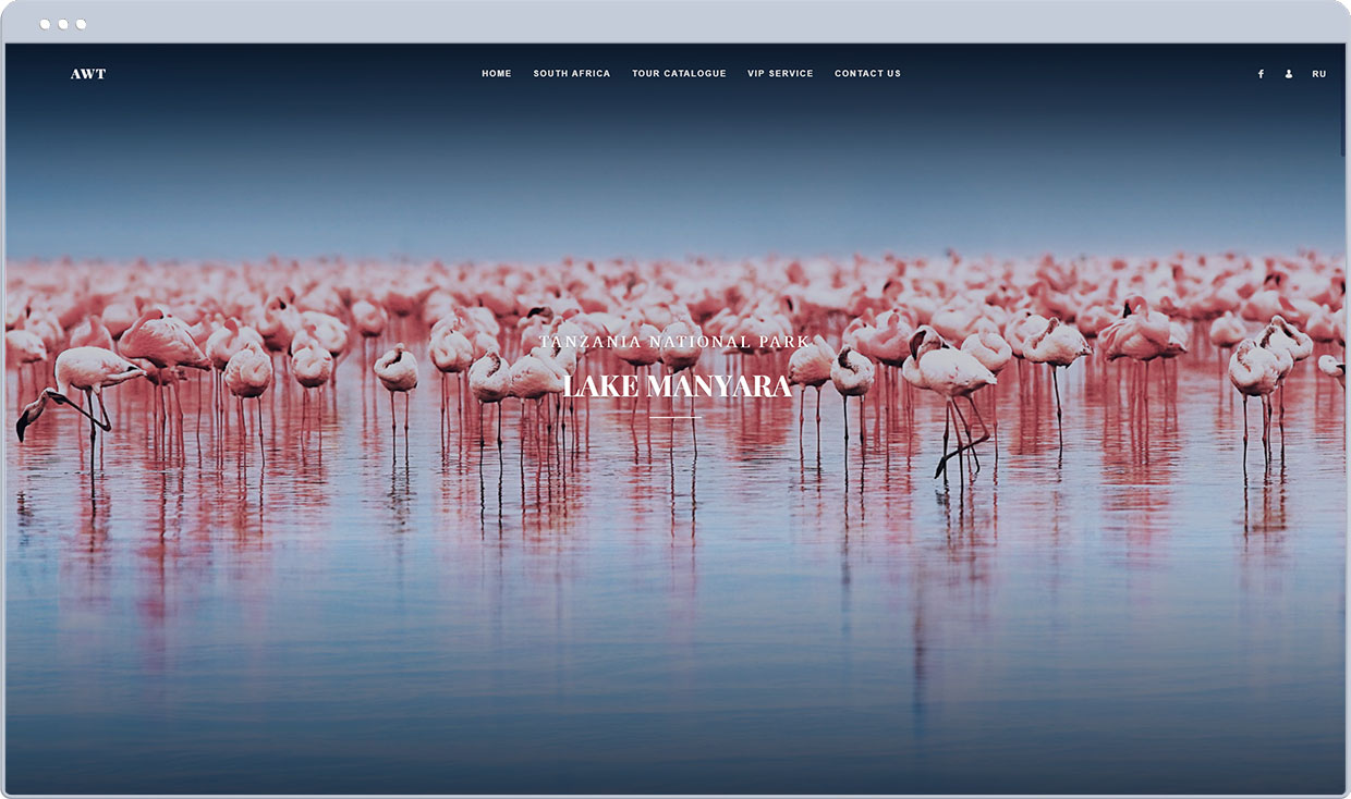 Main page slider
