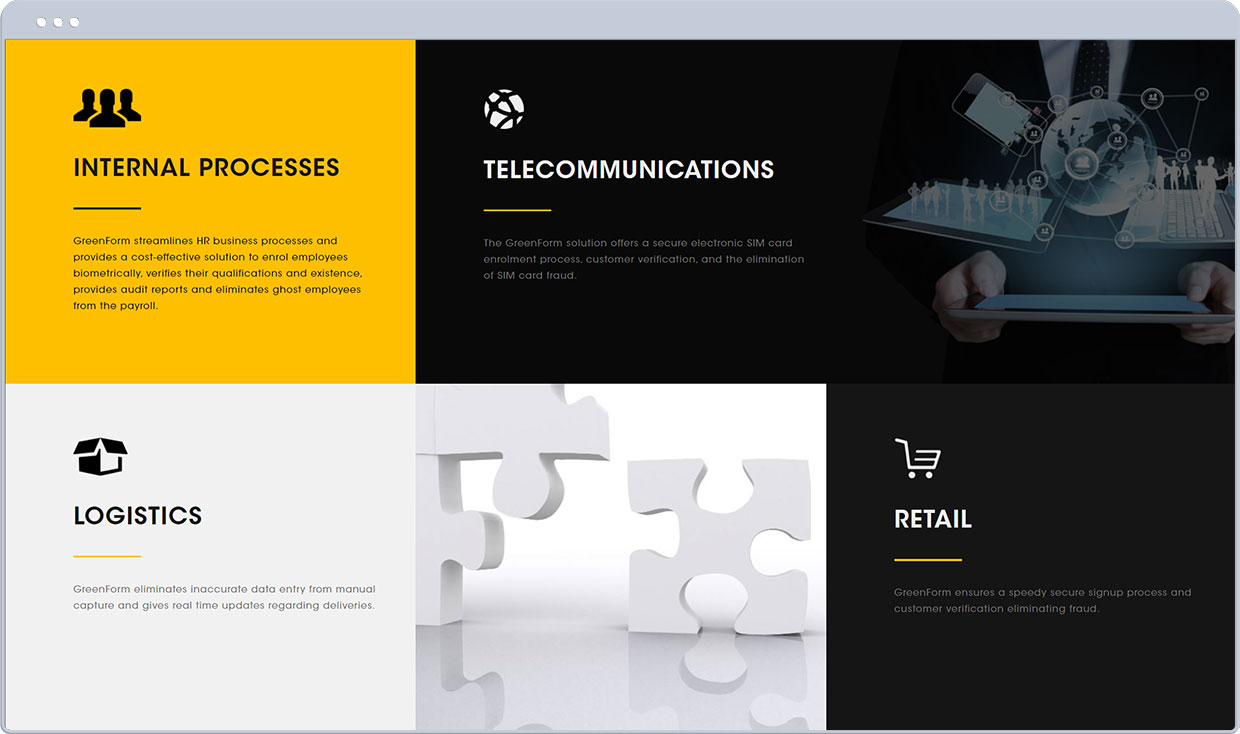 Solution page