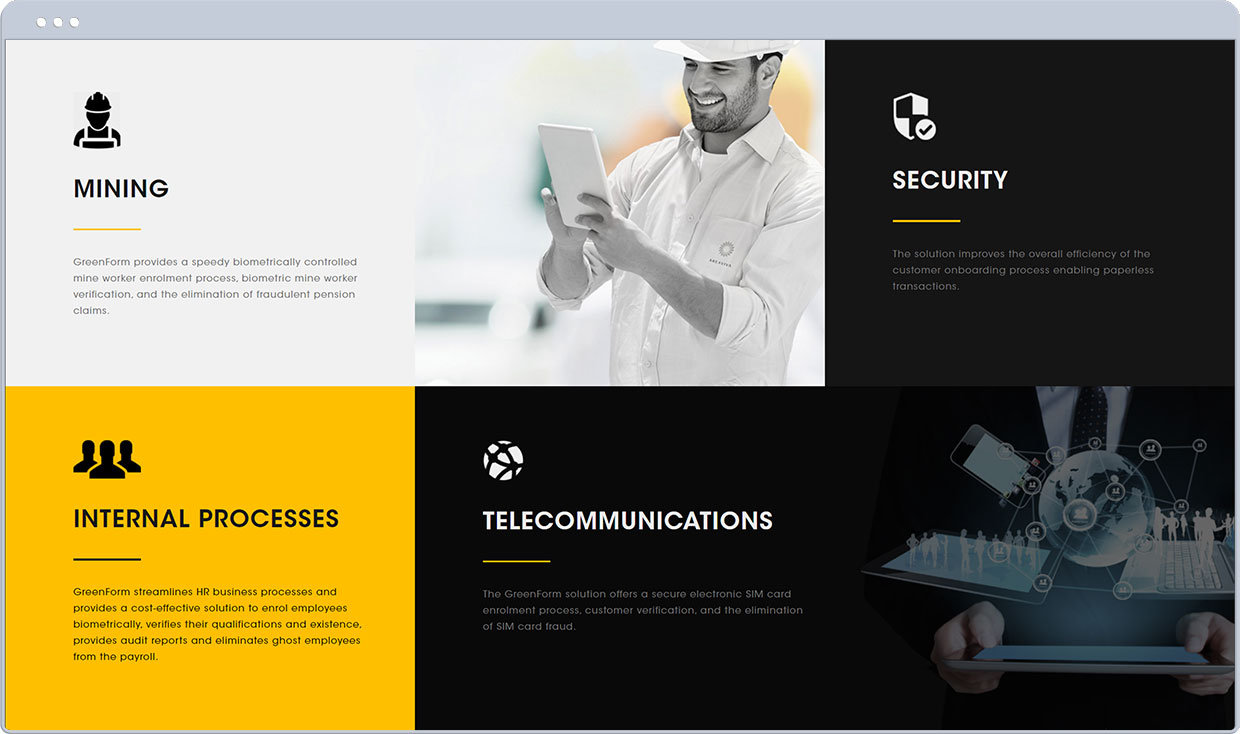 Solution page