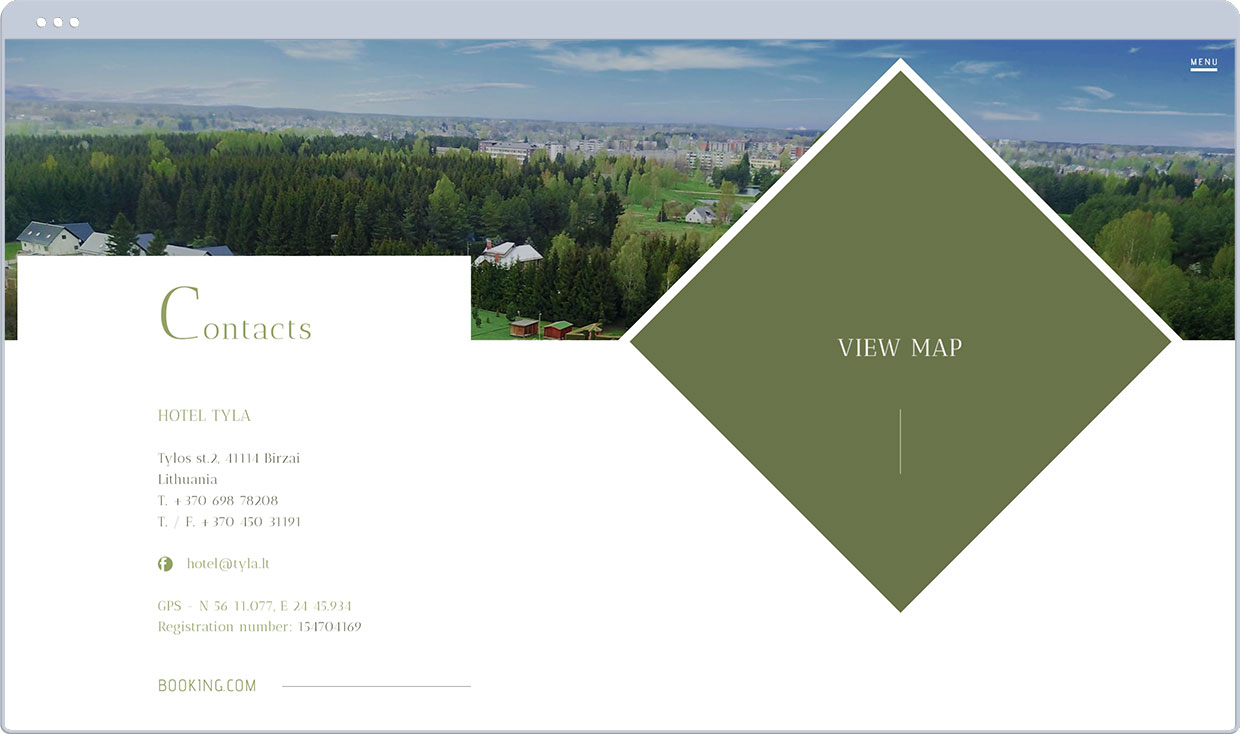 Contact page