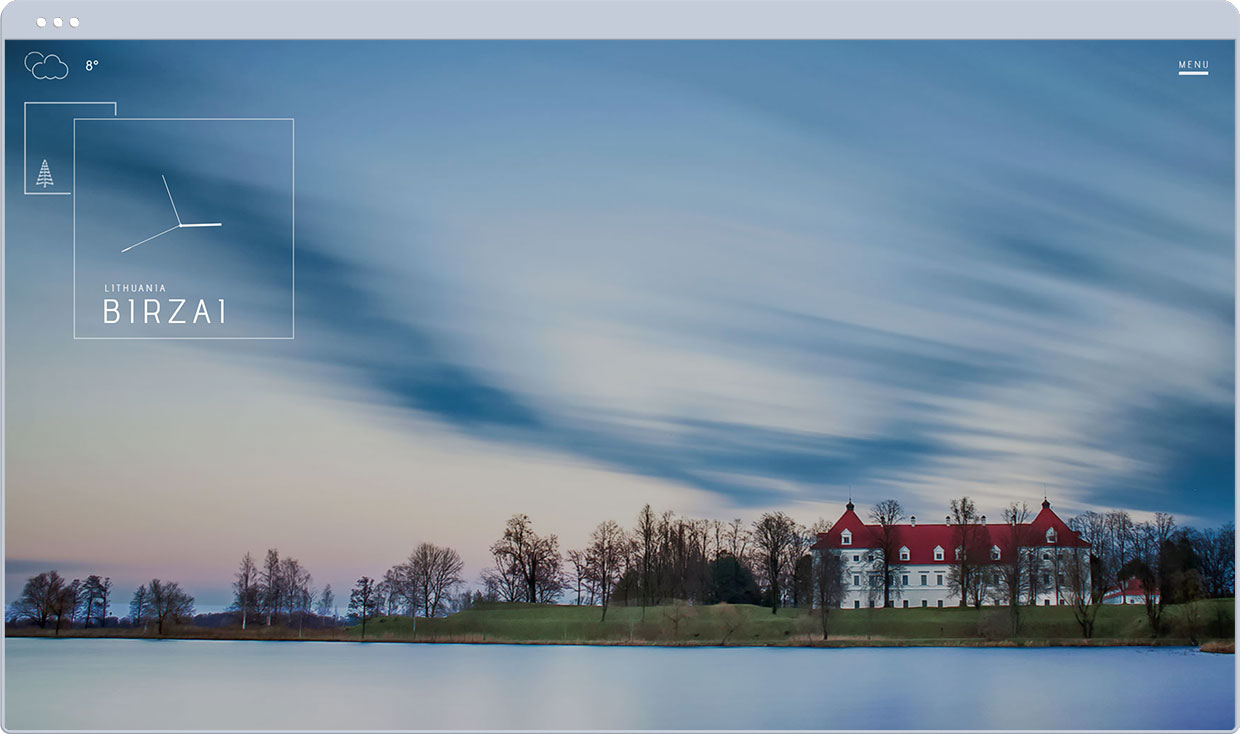 City page header