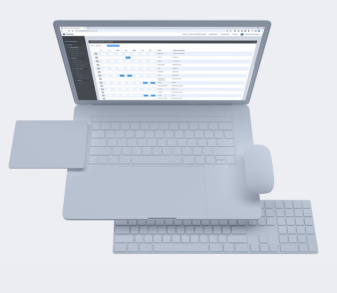 Timelog Time tracking